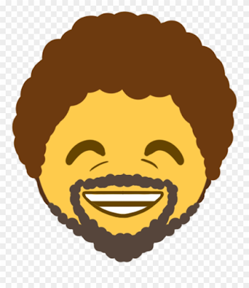 Bob Ross Vector - Bob Ross Discord Emoji Clipart (#1480982 ...