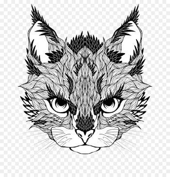 Bobcat Tattoo Royalty-free - Cute cat picture png download - 969 ...