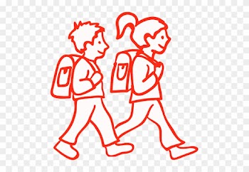 Bocah Clipart Sekolah - Boy And Girl Students