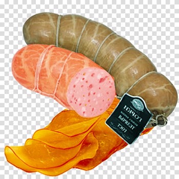 Bockwurst Ham Bratwurst Soppressata Chinese sausage, Rope tied with rope transparent background PNG clipart