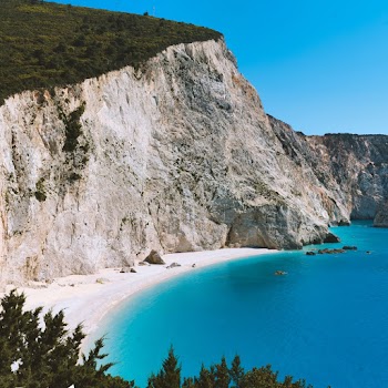 Body of Water and Cliff
