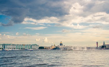Body of Water and Fountain