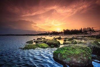 Body of Water and Island