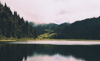 Body of Water and Mountain Photography
