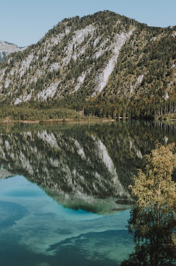 Body of Water and Near Mountain