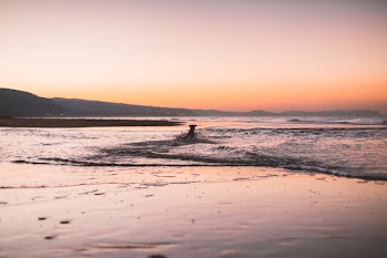Body of Water during Golden Hour