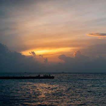 Body Of Water During Golden Hour
