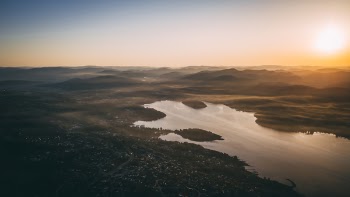 Body Of Water During Golden Hour