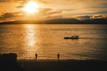 Body of Water during Golden Hour