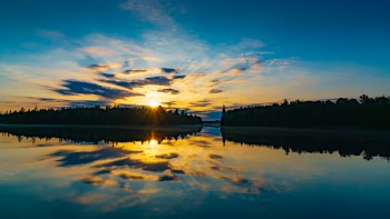 Body of Water during Sunset