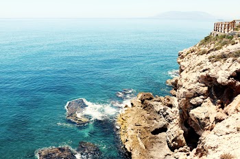 Body of Water Near Islet
