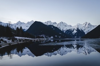Body of Water Near Mountain