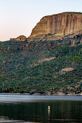 Body of Water Near Rocky Mountain