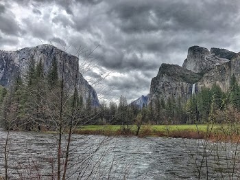 Body of Water Near Rocky Mountains