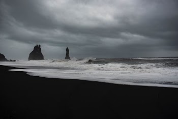 body of water near sea shore
