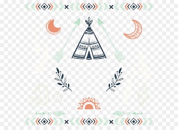 Bohemia Euclidean vector Tribe Poster Illustration - Vector tribal culture 