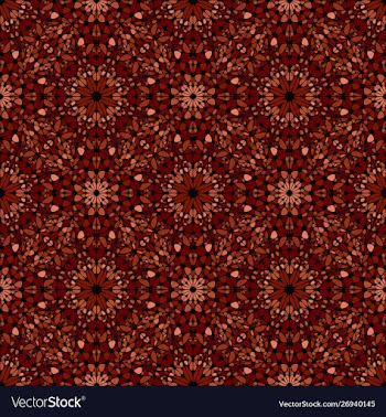 Bohemian abstract seamless gravel mosaic pattern vector image