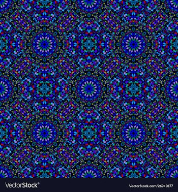 Bohemian colorful floral oriental pattern vector image