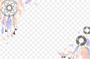 Bohemian dream catcher border png