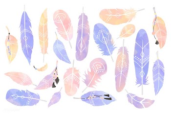Bohemian feather set | Free stock vector - 405500
