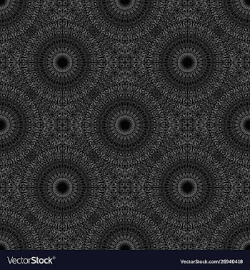 Bohemian geometrical mandala flower pattern vector image