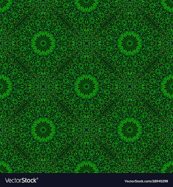 Bohemian geometrical seamless mandala flower vector image