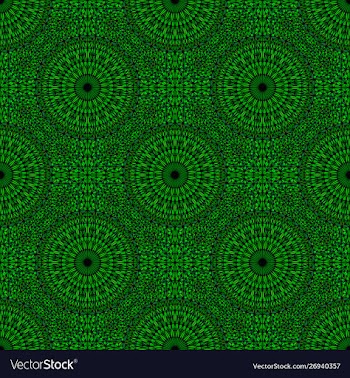 Bohemian geometrical seamless mandala flower vector image