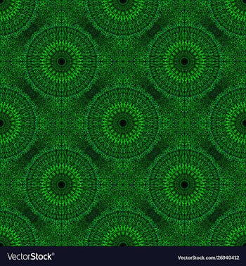 Bohemian geometrical seamless mandala flower vector image