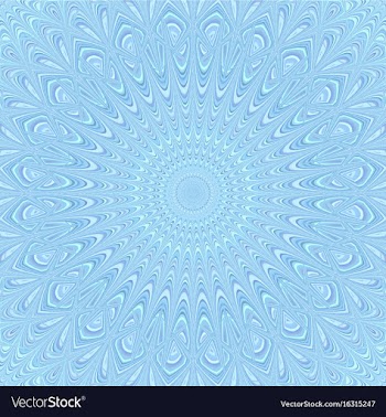 Bohemian mandala ornament background - round vector image