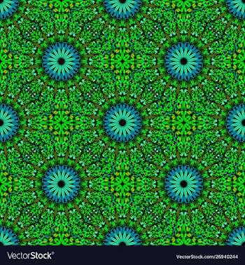 Bohemian seamless floral pattern background vector image