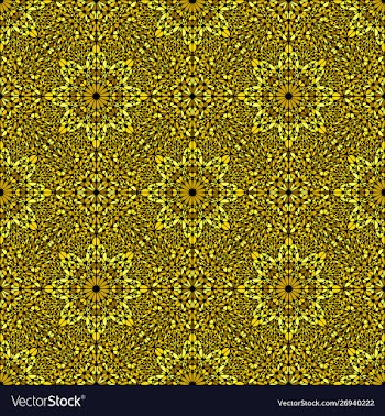 Bohemian seamless oriental gemstone ornament vector image