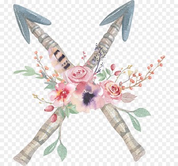 Boho-chic Bohemianism Watercolor painting Flower Floral design - flower 