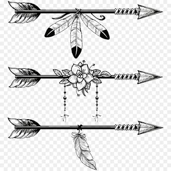 Boho-chic Drawing - Arrow 