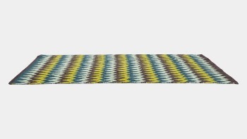 Boho rug, zig zag pattern | Free Photo - rawpixel