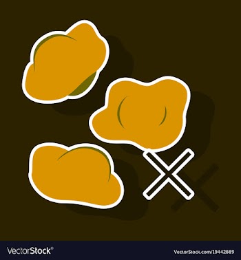 Boiled meat dumplings dough khinkali pelmeni vector image
