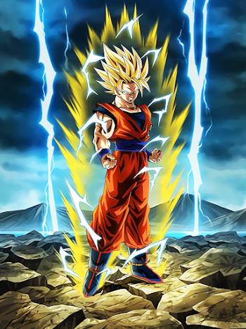 Boiling Power] Super Saiyan 2 Goku "I'll deal with you once and ...