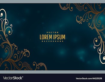 bokeh background with luxury style floral