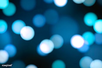Bokeh lights on blue background | Free  illustration - 2339105