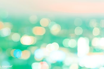 Bokeh pattern on a bluish green background | Free  illustration - 2341514