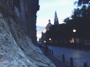 Bokeh Photography of Building during Golden Hour