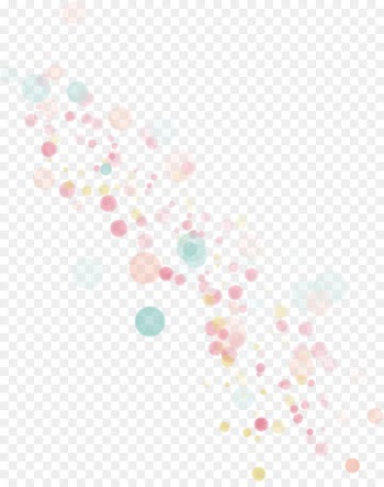 Bokeh Watercolor painting Photography - Floating color circle 