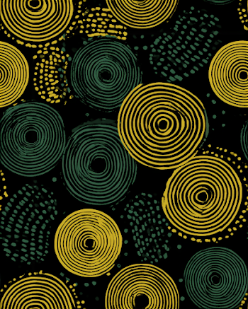 Bold African Wax Print Pattern
