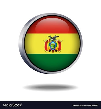 bolivia flag button