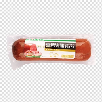 Bologna sausage Ham Knackwurst Mettwurst, Smoked ham transparent background PNG clipart