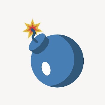 Bomb clipart, cartoon illustration vector. | Free Vector - rawpixel