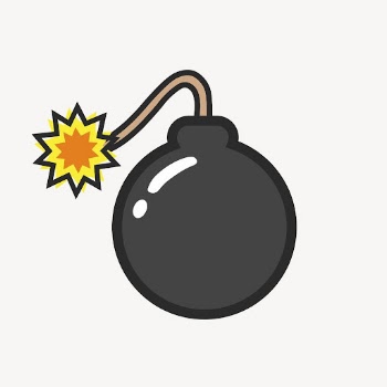 Bomb clipart, cartoon illustration vector. | Free Vector - rawpixel
