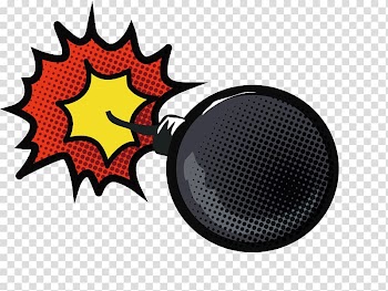 Bomb Computer file, Lighted bomb transparent background PNG clipart