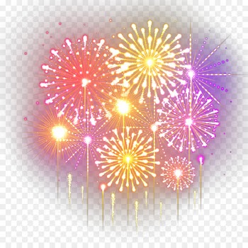 Bomber Goku Saiyan Battle Fireworks Royalty-free - Beautiful fireworks explosion 