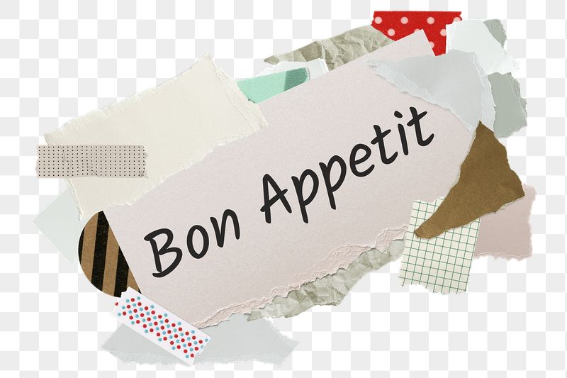 Bon Appetit png word sticker, | Free PNG - rawpixel