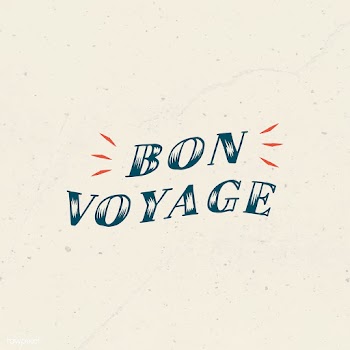 Bon Voyage greeting | Free stock vector - 1016671